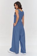 Kombinezon Model M882 Blue Jeans - Makadamia Makadamia