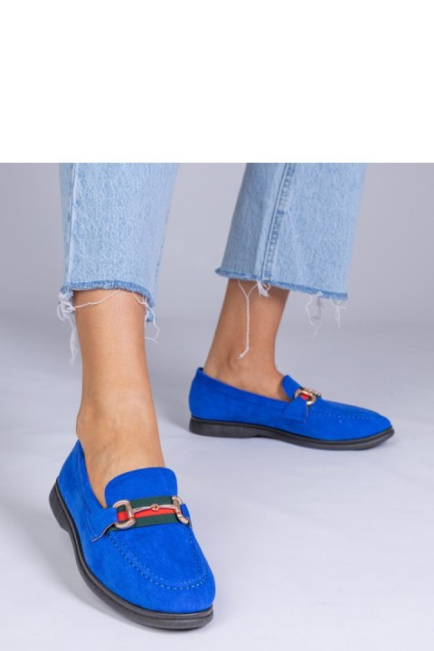Mokasyny Model Daliana GO-1C Blue - PRIMO PRIMO Mokasyny Model Daliana GO-1C Blue - PRIMO PRIMO