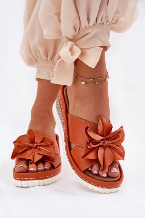 Sandał Klapki Model Artiker 52C0505 Orange - Step in style Step in style Sandał Klapki Model Artiker 52C0505 Orange - Step in style Step in style