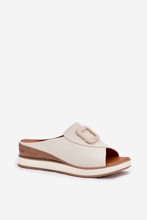 Sandał Klapki Model Artiker 56C2145 Light Beige - Step in style Step in style Sandał Klapki Model Artiker 56C2145 Light Beige - Step in style Step in style