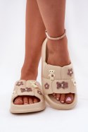 Sandał Klapki Model Redienna 25SD11--8912 Beige - Step in style Step in style Sandał Klapki Model Redienna 25SD11--8912 Beige - Step in style Step in style