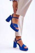 Sandały Model Verda ZY222 Blue - Step in style Step in style Sandały Model Verda ZY222 Blue - Step in style Step in style