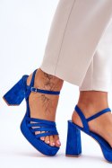 Sandały Model Verda ZY222 Blue - Step in style Step in style Sandały Model Verda ZY222 Blue - Step in style Step in style
