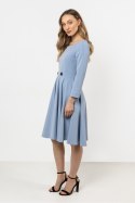 Sukienka Model A708 Brigth Blue - awama Awama Sukienka Model A708 Brigth Blue - awama Awama