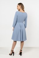 Sukienka Model A708 Brigth Blue - awama Awama Sukienka Model A708 Brigth Blue - awama Awama