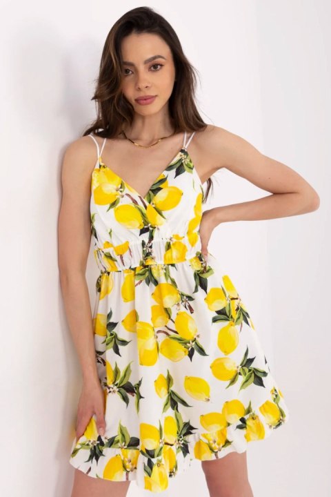Sukienka Model MI-SK-22099.76 Ecru - Italy Moda Italy Moda Sukienka Model MI-SK-22099.76 Ecru - Italy Moda Italy Moda