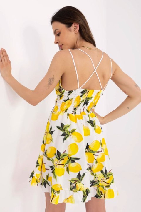 Sukienka Model MI-SK-22099.76 Ecru - Italy Moda Italy Moda Sukienka Model MI-SK-22099.76 Ecru - Italy Moda Italy Moda