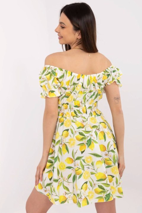 Sukienka Model MI-SK-23797.76 Ecru - Italy Moda Italy Moda Sukienka Model MI-SK-23797.76 Ecru - Italy Moda Italy Moda