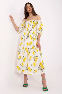Sukienka Model MI-SK-530-1.99 Ecru - Italy Moda Italy Moda