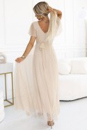 Sukienka Model Nastia 562-6 Beige - Numoco Numoco