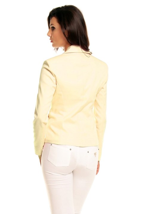 Żakiet Model 03 Light Yellow - Cabba Cabba Żakiet Model 03 Light Yellow - Cabba Cabba