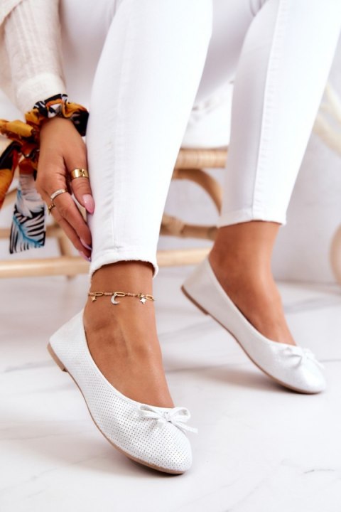 Baleriny Model Fimme 9BL02-1136 White - Step in style Step in style