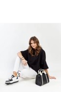 Czarno-białe sneakersy na grubej podeszwie Galit - Solea Solea Czarno-białe sneakersy na grubej podeszwie Galit - Solea Solea