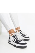 Czarno-białe sneakersy na grubej podeszwie Galit - Solea Solea Czarno-białe sneakersy na grubej podeszwie Galit - Solea Solea