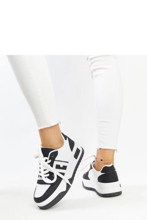 Czarno-białe sneakersy na grubej podeszwie Galit - Solea Solea Czarno-białe sneakersy na grubej podeszwie Galit - Solea Solea