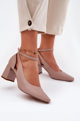 Czółenka Model Maciejka K6816-04 Beige - Step in style Step in style