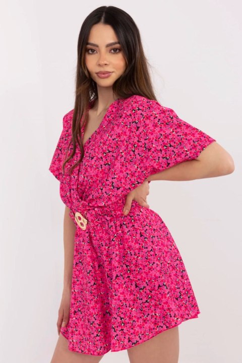 Kombinezon Damski Model MI-KO-T45.85 Dark Pink - Italy Moda Italy Moda Kombinezon Damski Model MI-KO-T45.85 Dark Pink - Italy Moda Italy Moda