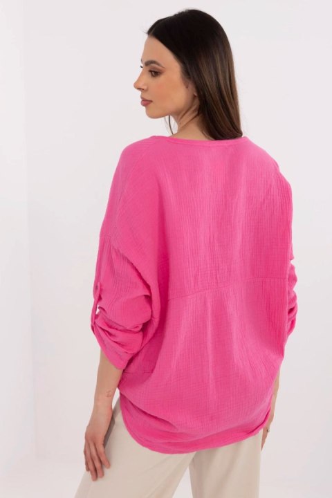 Koszula Damska Model DHJ-KS-25108.60P Fluo Pink - Italy Moda Italy Moda Koszula Damska Model DHJ-KS-25108.60P Fluo Pink - Italy Moda Italy Moda