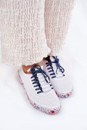 Półbuty Model Artiker 52C1713 White/Navy - Step in style Step in style Półbuty Model Artiker 52C1713 White/Navy - Step in style Step in style