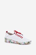 Półbuty Model Artiker 54C1567 White/Red - Step in style Step in style Półbuty Model Artiker 54C1567 White/Red - Step in style Step in style