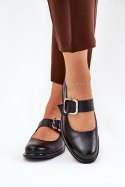 Półbuty Model Laura Messi 2980 Black - Step in style Step in style Półbuty Model Laura Messi 2980 Black - Step in style Step in style