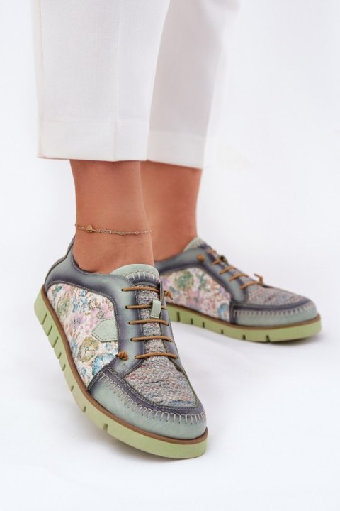 Półbuty Model Maciejka 06784-09 Green - Step in style Step in style Półbuty Model Maciejka 06784-09 Green - Step in style Step in style