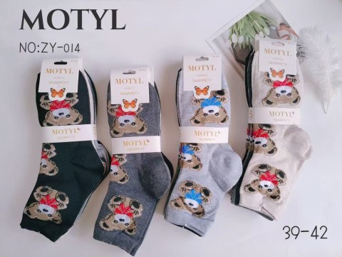 SKARPETY DAMSKIE 3/4 MOTYL 028 SKARPETY DAMSKIE 3/4 MOTYL 028