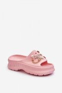 Sandał Klapki Model Afariana M320 Pink - Step in style Step in style Sandał Klapki Model Afariana M320 Pink - Step in style Step in style
