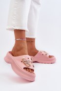 Sandał Klapki Model Afariana M320 Pink - Step in style Step in style Sandał Klapki Model Afariana M320 Pink - Step in style Step in style