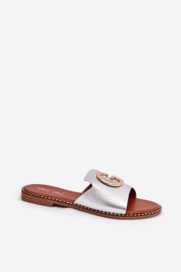Sandał Klapki Model Frelie L2858 Silver - Step in style Step in style