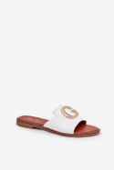 Sandał Klapki Model Frelie L2858 White - Step in style Step in style Sandał Klapki Model Frelie L2858 White - Step in style Step in style