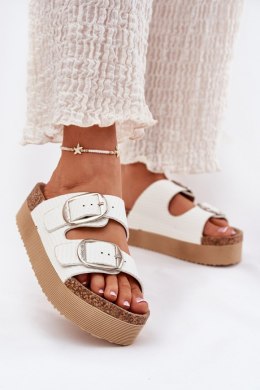 Sandał Klapki Model Lee Cooper LCW-25-35-3496L White - Step in style Step in style