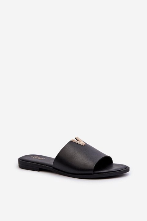 Sandał Klapki Model Maliha 24SD97-7736 Black - Step in style Step in style Sandał Klapki Model Maliha 24SD97-7736 Black - Step in style Step in style