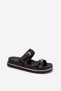 Sandał Klapki Model Ziferte LD-27 Black - Step in style Step in style Sandał Klapki Model Ziferte LD-27 Black - Step in style Step in style