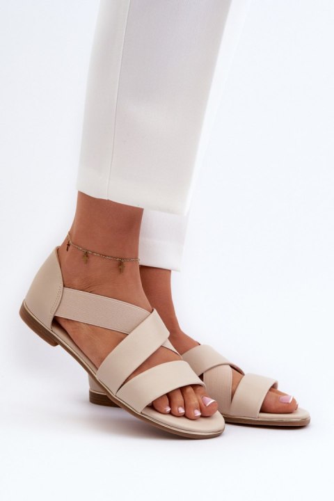Sandały Model Apulia 21SD35-3882 Beige - Step in style Step in style Sandały Model Apulia 21SD35-3882 Beige - Step in style Step in style