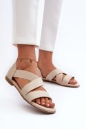 Sandały Model Apulia 21SD35-3882 Beige - Step in style Step in style Sandały Model Apulia 21SD35-3882 Beige - Step in style Step in style
