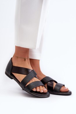 Sandały Model Apulia 21SD35-3882 Black - Step in style Step in style