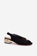 Sandały Model Chebello 4724 Black - Step in style Step in style Sandały Model Chebello 4724 Black - Step in style Step in style
