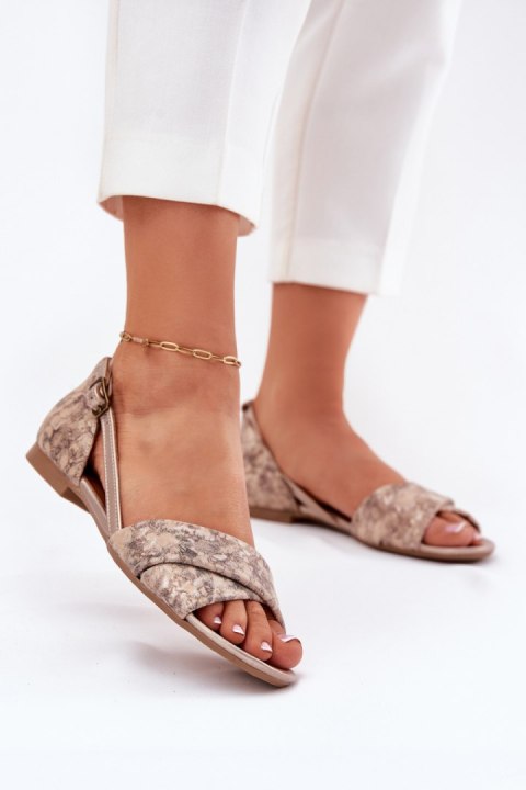 Sandały Model Maciejka 04614-25 Gold - Step in style Step in style Sandały Model Maciejka 04614-25 Gold - Step in style Step in style
