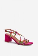 Sandały Model Maciejka 06653-15 Fuksja - Step in style Step in style Sandały Model Maciejka 06653-15 Fuksja - Step in style Step in style