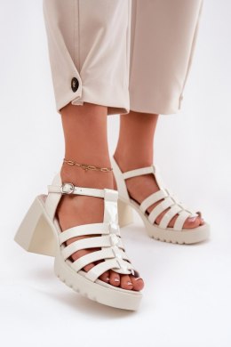 Sandały Model Vinceza 66621 Light Beige - Step in style Step in style