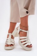 Sandały Model Vinceza 66621 Light Beige - Step in style Step in style Sandały Model Vinceza 66621 Light Beige - Step in style Step in style