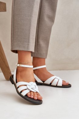 Sandały Model Zazoo 3688 White - Step in style Step in style