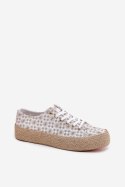 Trampki Model Lee Cooper LCW-25-08-3648L White/Gold - Step in style Step in style Trampki Model Lee Cooper LCW-25-08-3648L White/Gold - Step in style Step in style