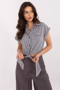 Bluzka Damska Model NM-BZ-KA-01147.62P Black/White - NM NM Bluzka Damska Model NM-BZ-KA-01147.62P Black/White - NM NM