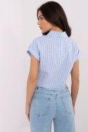 Bluzka Damska Model NM-BZ-KA-01147.62P White/Blue - NM NM Bluzka Damska Model NM-BZ-KA-01147.62P White/Blue - NM NM