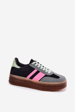 Buty Sportowe Model Ovivene BL607P Black - Step in style Step in style
