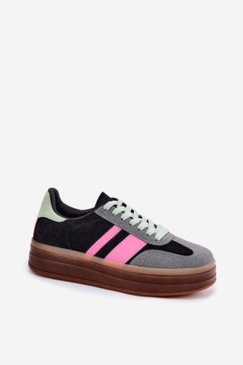 Buty Sportowe Model Ovivene BL607P Black - Step in style Step in style Buty Sportowe Model Ovivene BL607P Black - Step in style Step in style
