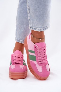Buty Sportowe Model Ovivene BL607P Pink - Step in style Step in style