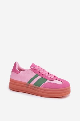 Buty Sportowe Model Ovivene BL607P Pink - Step in style Step in style